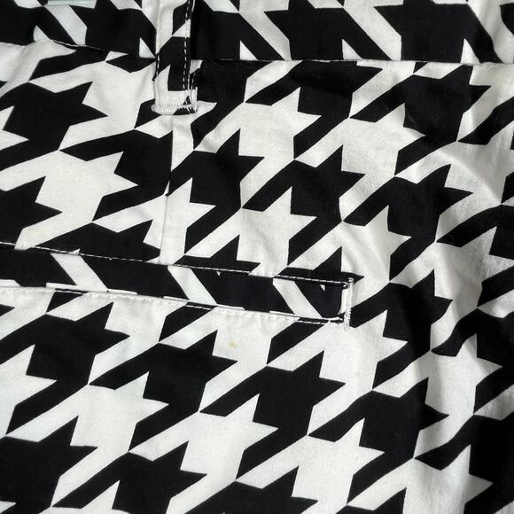 Loudmouth Pants Mens 40X32 White Black Houndstooth Chino Golf Straight Preppy - Picture 4 of 11